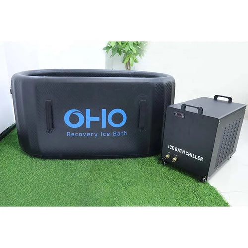 2024 New Design Ice Bath Recovery Inflatable Combo Ultra-Portable Ice Barrel Cold Plunge Therapy Tub