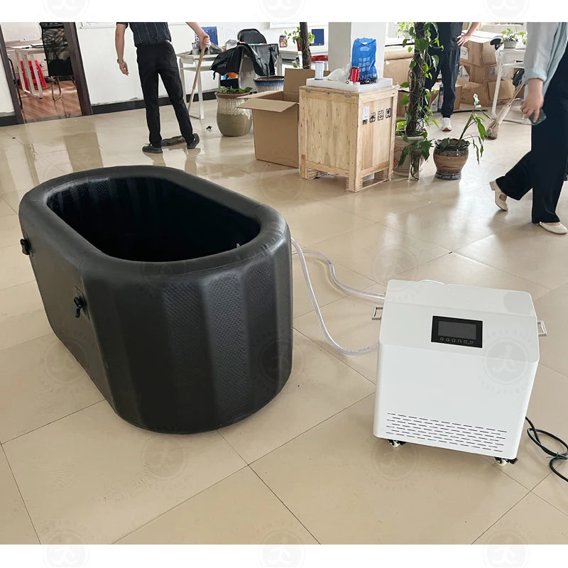 Portable Inflatable Bath Tub Recirculating Water Cold Plunge Chiller Ice Bath